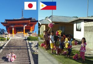 Vergleich Philippinen und Japan